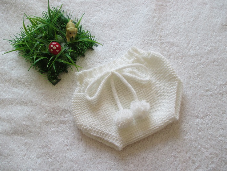 Culotte bébé tricot cache-couche baby knit laine acheter de la layette made en France Les Hauts de France Nord Pas de Calais 62250 MARQUISE